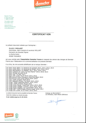 CERTIFICAT DEMETER 17.18