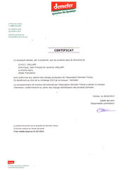 certificat-DEMETER-2012